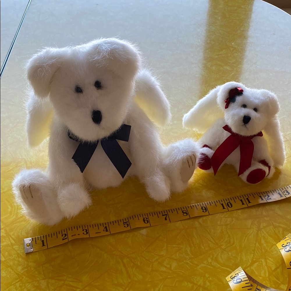 The Boyd’s Collection . White Angel Teddy Bears with posable arms, legs, head